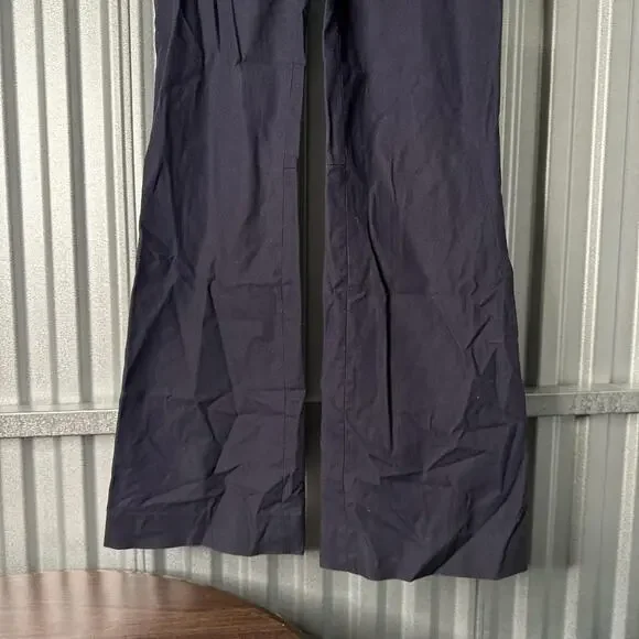 Tory burch navy blue low waisted flared pants size 2 - Picture 5 of 5